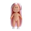 Dress Up 14cm Bean Eye Vinyl Doll Curly Hair Action Figure Body Mia Potato Dolls  Doll Accessories
