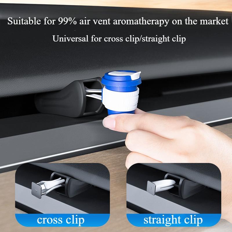 For Tesla Model 3 Highland Y Juniper 2025 Air Outlet Clip Car Aromatherapy Holder Air Conditioning Car Interior Accessories ABS