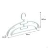 6 Piece Clothes Set Storage Hanger Versatile Double Layer Shoulder Shape Good Support for