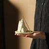 Chinese-Style Ceramic Incense Holder: Zen Indoor Tray Ornament