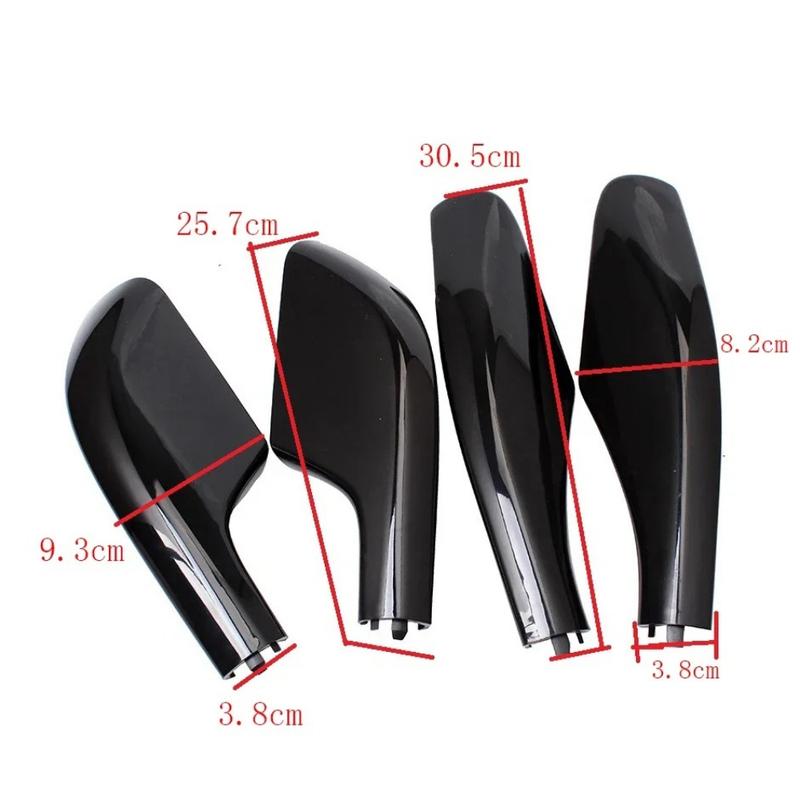 4pcs Car Roof Rack Cover for Toyota Land Cruiser LC100 FJ100 Lexus LX470 1998-2007 Roof Rack Rail End Cover Shell Replacement