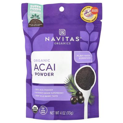 Bio Acai Pulver, 113G(4 Unzen)