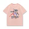 EVA Peripheral Shortsleeved Tshirt Summer Cotton Halfsleeved Unisexs and Womens Casual Clothes Sports Popular Short Sleeves A