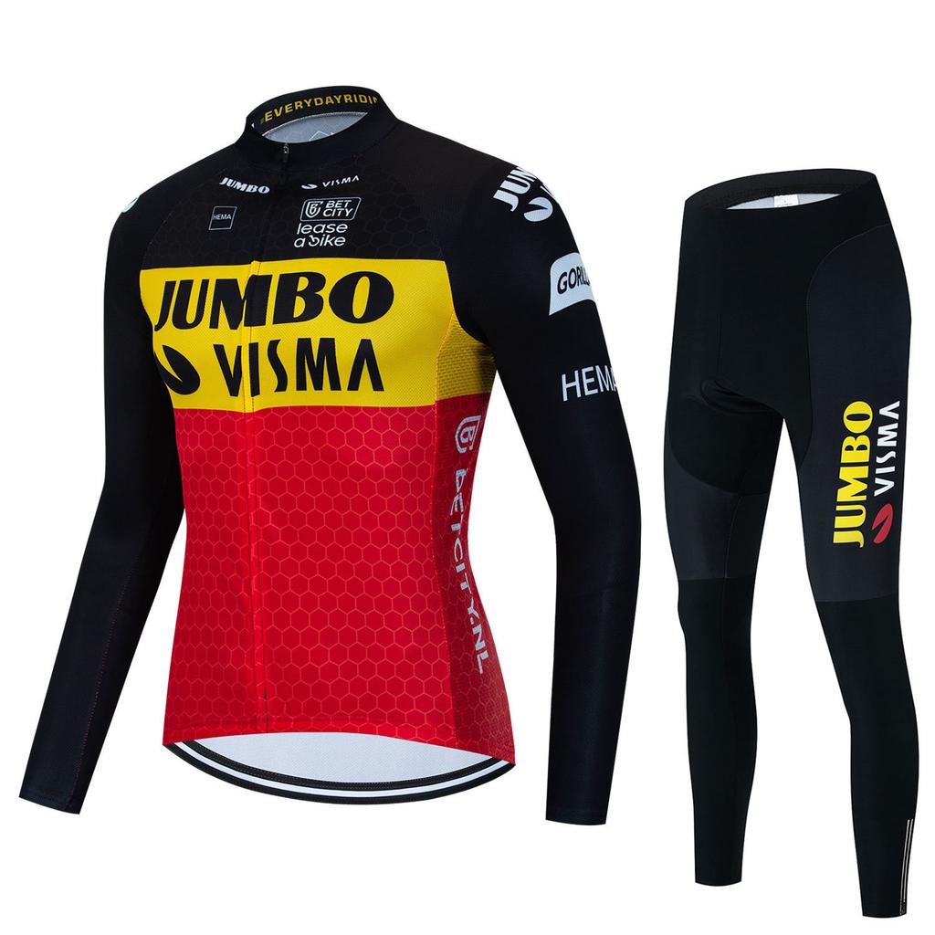 Fall, Long Sleeve Cycling Suit Men's and Women's Outdoor Mountain Bike Road Cycling Sportswear
