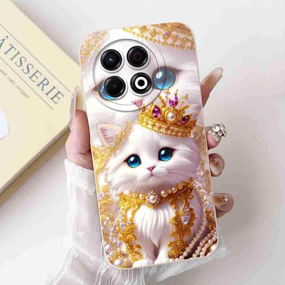 For Tecno Spark 30 Pro 4G 6.78" Case Cartoon Bunny Fashion Girl Soft Silicone Cover For Tecno Spark 30Pro KL7 Protective Cases