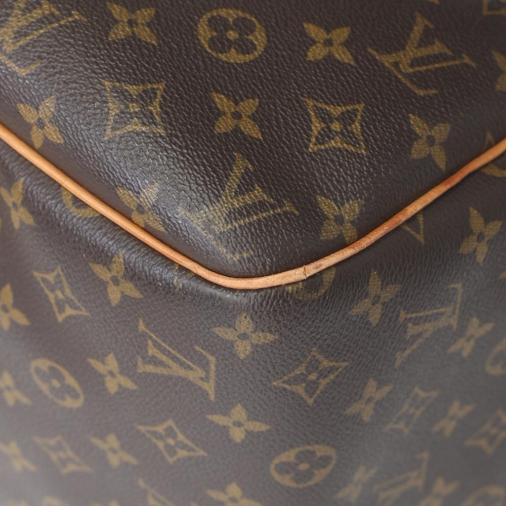 LOUIS VUITTON Monogram Evasion Boston bag Monogram canvas Brown unisex M41443 Used