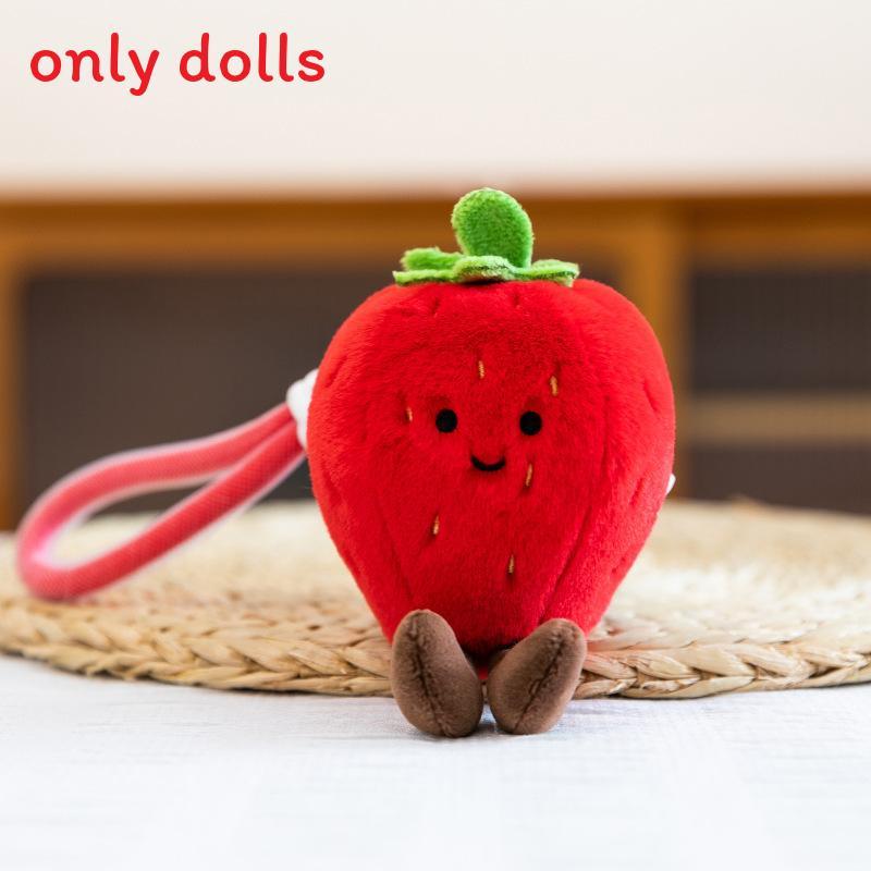 Cuter Coconut Mango Tangerine Fruit Plush Keychain With Soft Pp Cotton For Kids And Gift Enthusiasts