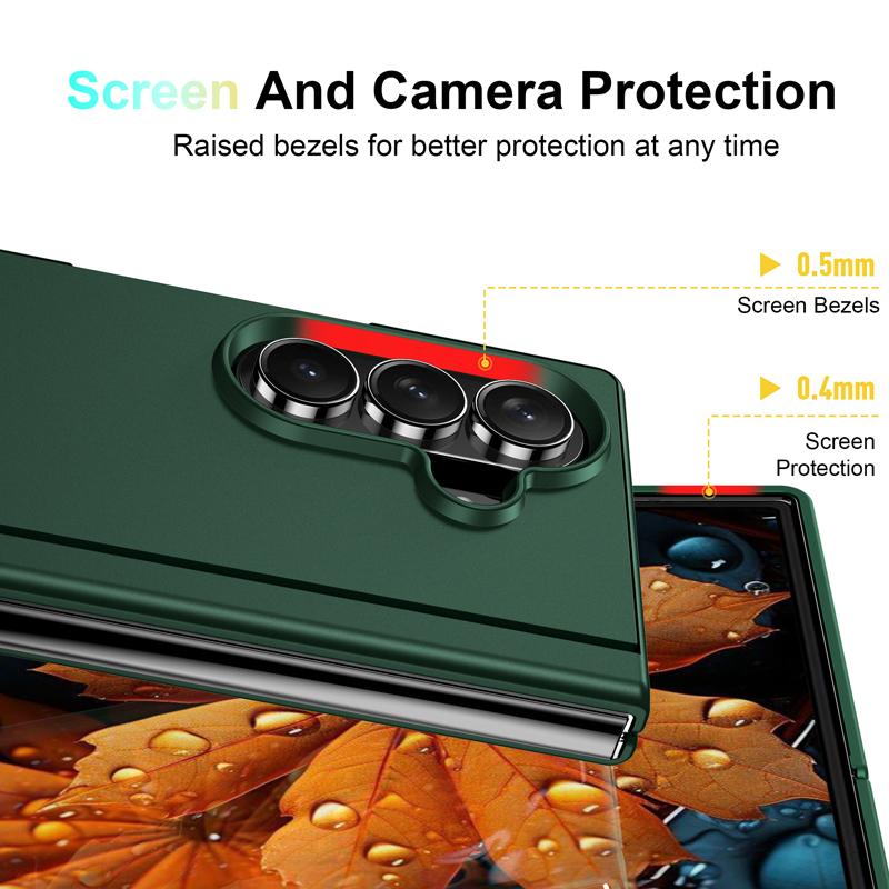 For Samsung Galaxy Z Fold 7 Case Ultimate Touch Feeling PC Bracket Folding Anti-fall Full Protection Cover For Z Fold7