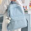 A Simple and Cute Backpack for College Students A Large-capacity Schoolbag for Women