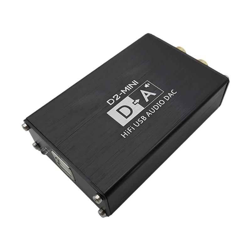 Compactly Plugs and Play Metal USB Decoders Sound Card Delivers Studio Quality Audios for DJs Audiophiles ES9018K2M