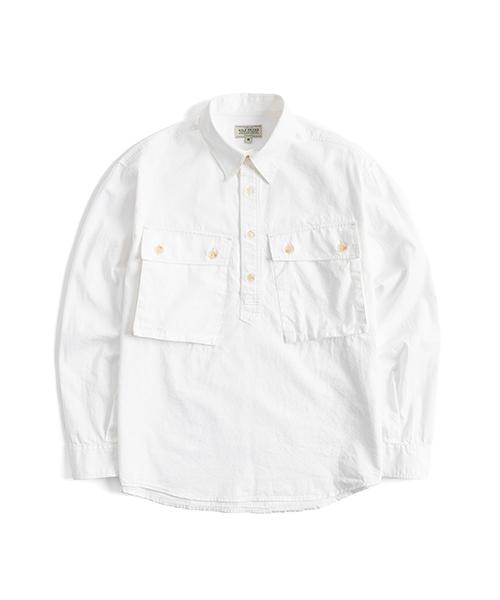 Waildeubeuligseu Lw Military Pullover Shirt (White)
