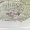 Zircon Gift Gold Ring Female Rose Sub Jewelry Electroplating