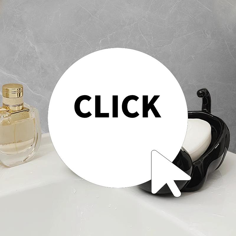 Siamese Cat Ceramic Soap Box, Simplicity, Household Creative, Cute Cartoon, Perforation-free, Small Art Drain Dish