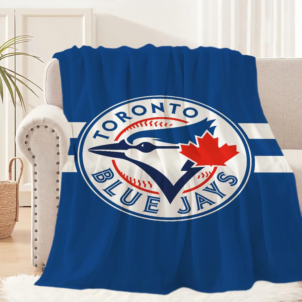 Toronto Blue Jays Baseball Blanket Blanket for Couch Sofa Travel Home Hiking Picni Bed Beding Flannel Blanket birthday gift