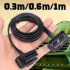 Удлинительный кабель для автомобильного сканера OBD2 26AWG OBD 8-жильный 16-контактный удлинительный плоский провод с разъемом «папа-мама», универсальный автомобильный удлинительный кабель OBD2