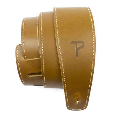 P Leathers Baseball Leather Guitar Sunflower Perri's Ltd. Strap, 2.5 Inches,