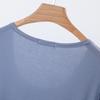 Damen Übergröße Modal Lockeres Kurzarm-T-Shirt