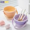 Makeup Brush Cleaning Bowl Beauty Egg Cleaning Tool Storage Set Brush Powder Puff Dry Cleaning Silicone Drying Shelf