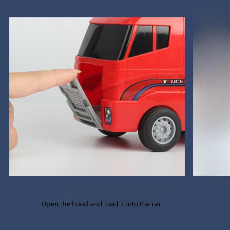 Alloy Children's Storage Container Car Alloy Return Car Simulation Fire Truck Engineering Vehicle Police Truck Engineering Vehicle
