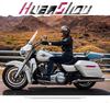 Retro Men's Motorcycle Half Helmet with Goggles, Flip-up American Style