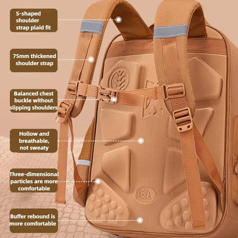 Kawaii Capybara Children School Bags for Boys Large Capacity College School Backpack Waterproof Student Schoolbag Book Bag