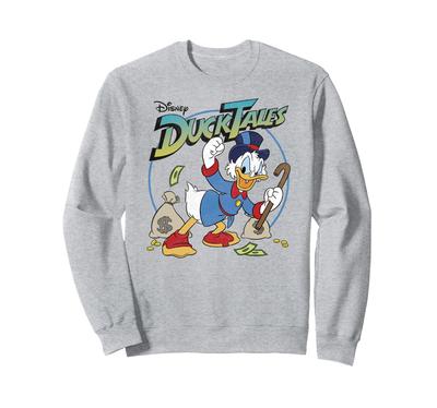 Disney DuckTales Scrooge McDuck Money Bag Logo Sweatshirt