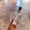 Lyxig Glasdispenserflaska med Strass för Handsprit eller Lotion - Stor Kapacitet, Trycktyp.