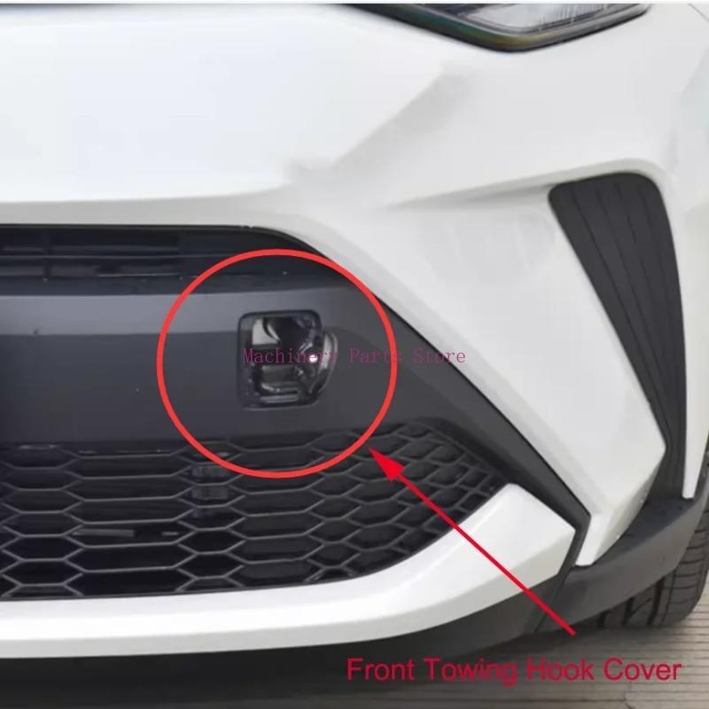1PC Car Rear Bumper Tow Hook Cover Cap for Toyota C-HR - Front Towing Hook Cover/Rear Towing Hook Cover