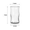 1PC 400MI Tazza di Vetro Trasparente con Nodo di Bambù Tazza da Caffè Resistente al Calore Tazza da Tè Tazze per Acqua Latte Succo di Frutta Estivo Tazza da Bere