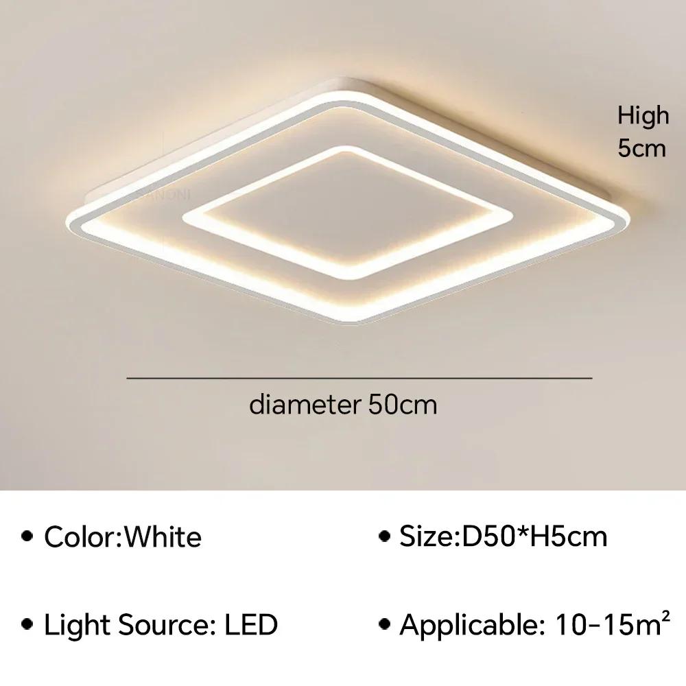 Modern Simple LED Ceiling Lamp Ultrathin With Bedroom Living Room Study Kitchen Chandelier Luster Light Fixture Home Decoratioan