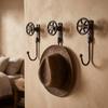 Iron Wall Hanging Hook Rustic Coat Hanger Retro Key Organizer  Courtyards