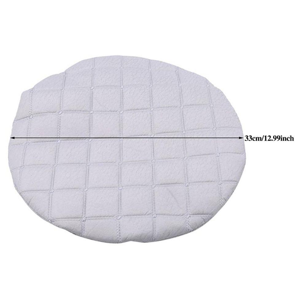 1Pcs Durable Round Chair Cushion Cover Removable Elastic Seat Pads 33cm Bar Stool Cover Home Kitchen Office