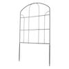 Iron Fence, Decorative Garden Border with Iron Wire Fence Panel for Flower Bed Edging, for Garden, Lawn, Terrace, Landscape, Roadside, Pet, and Vegeta