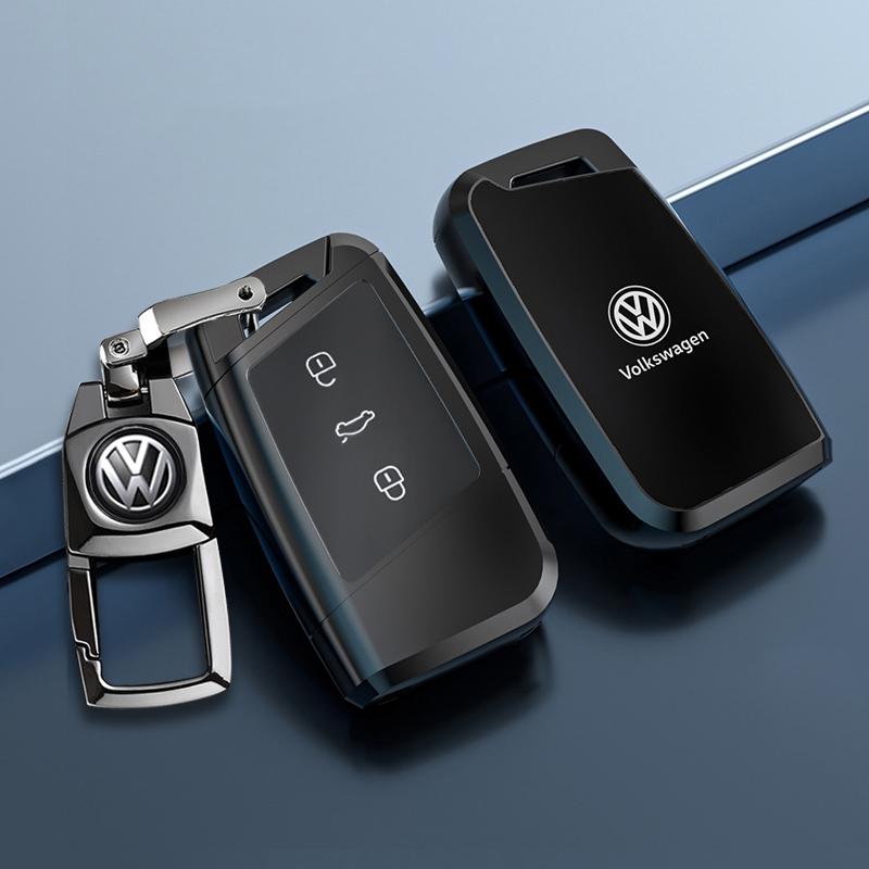 Für VOLKSWAGEN Neue Zinklegierung Leder Auto Schlüsselhülle Abdeckung Schale Für VW Volkswagen Magotan Passat B8 Skoda Superb Kodiaq A7 Auto Ke