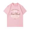 Men's 100% Cotton Crew Neck Short Sleeve T-Shirt, Vintage New York Brooklyn 1976 Print Casual Tee, Comfortable Breathable Daily Wear Top for Daily Out