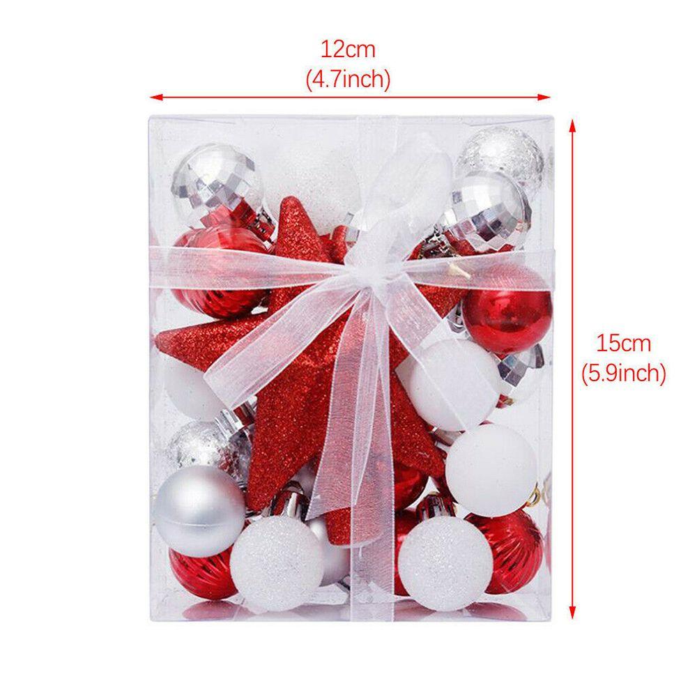 3CM Party Supplies Crafts DIY Gifts Xmas Hanging Ball Bauble Christmas Tree Decoration Drop Pendant