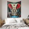 Art Deco Tapestry  Elephant Pattern Hanging Cloth Wall Mural Tapestry
