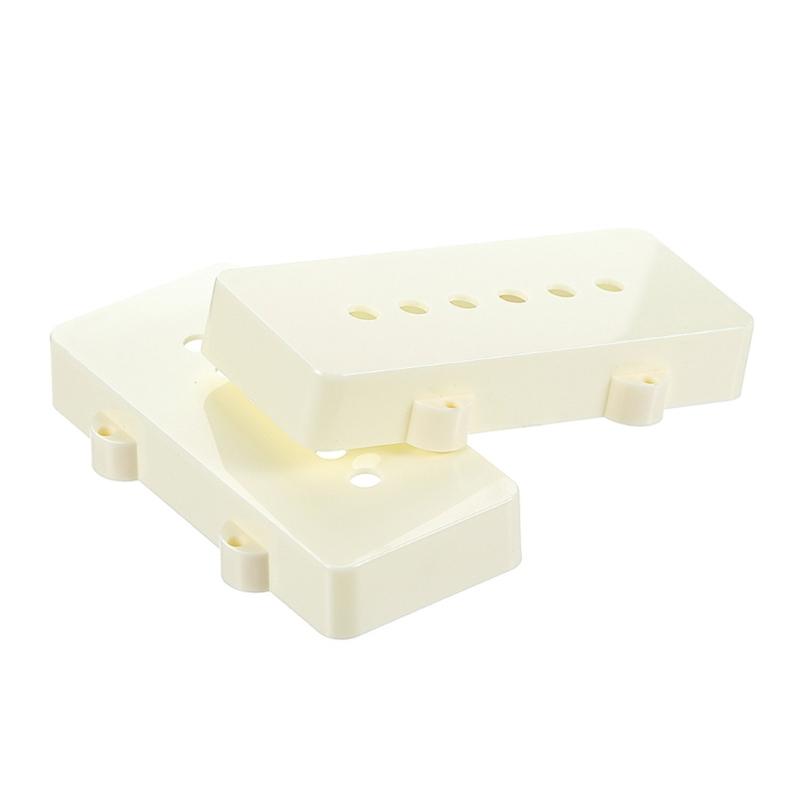 Replacement Plastic Covers for Standard Guitar Pickups Aged White Finish Simple Mount Size