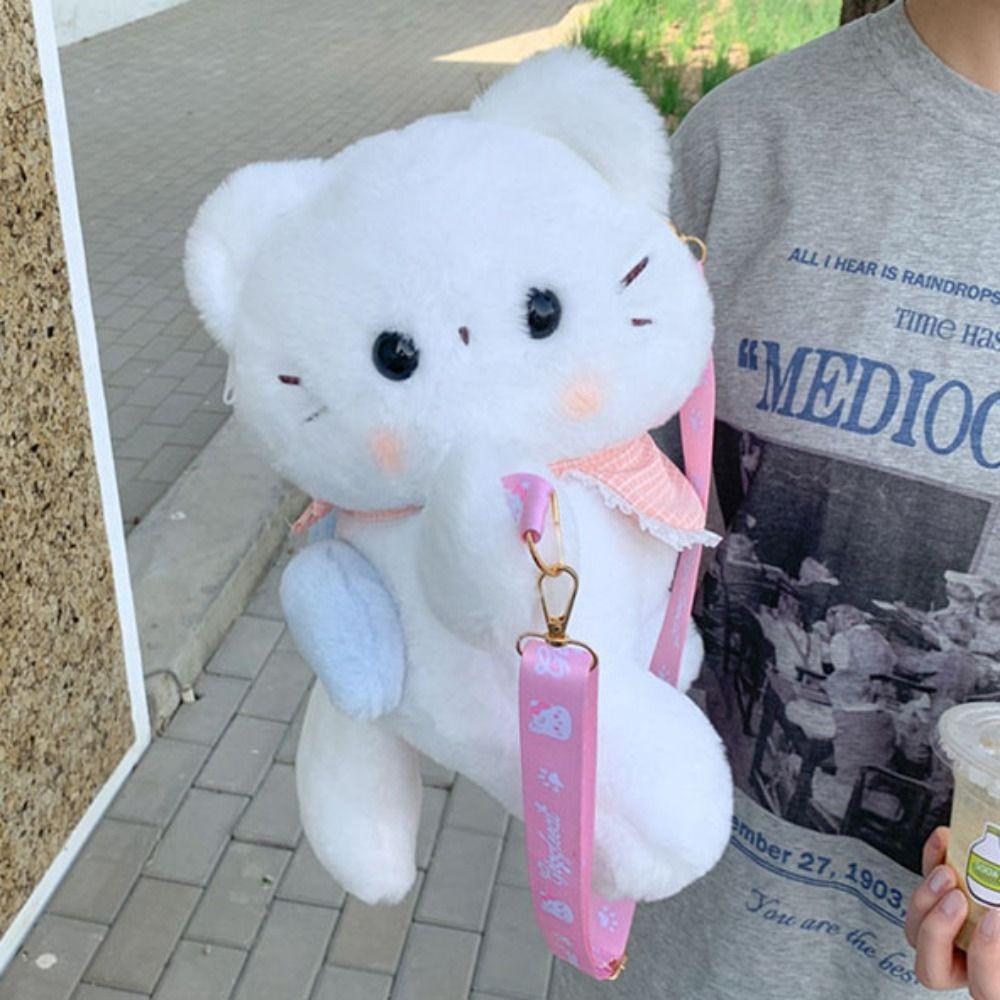 Kosedyr Kosedukke Skulderveske Koreansk Stil Dyr Skulderveske Barneskolesekk Studenter