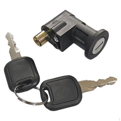 Cerradura para caja de batería de bicicleta eléctrica antirrobo portátil de alto rendimiento con 2 llaves multiusos para