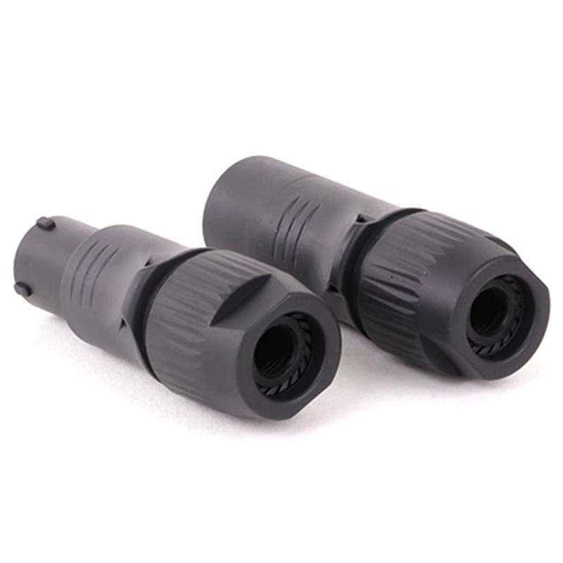 Premium-10Pcs NAC3FX-W NAC3MX-W 3Pins True Locking Connector Plug Jack PA66 Material IP65 Grade Waterproof 10 Male Plugs
