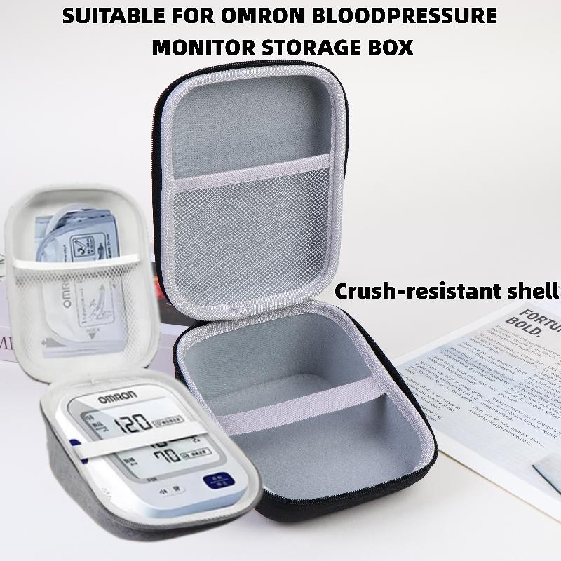 1Pcs EVA Hard Carrying Case for Blood Pressure Monitor Home Electronic BP Cuff Storage Bag Portable Organizer Travel Accessory