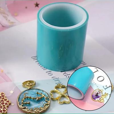 Silicone Adhesive Non-marking Tape for Handmade Jewelry Tools Blue Metal Border Accessories Craft Supplies