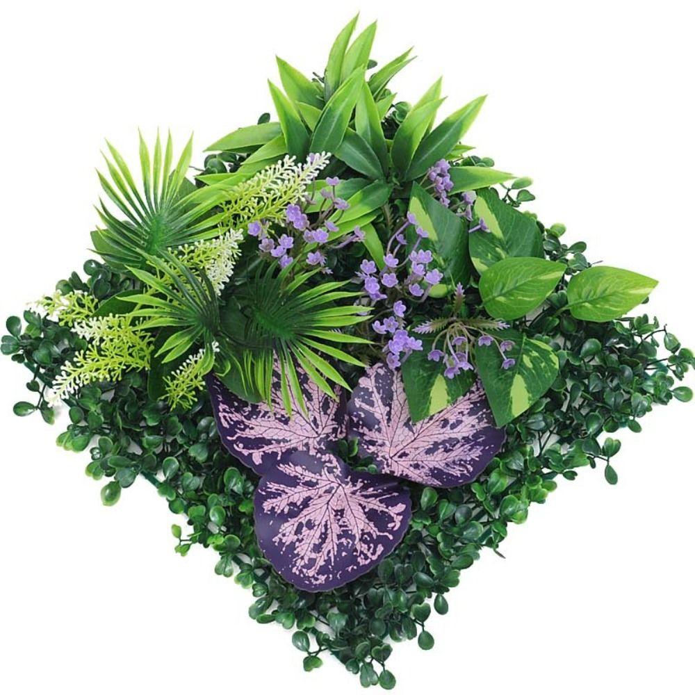 DIY Artificial Plant Wall Panel Eternal Life Simulation Maple Plant Sheet  Wedding