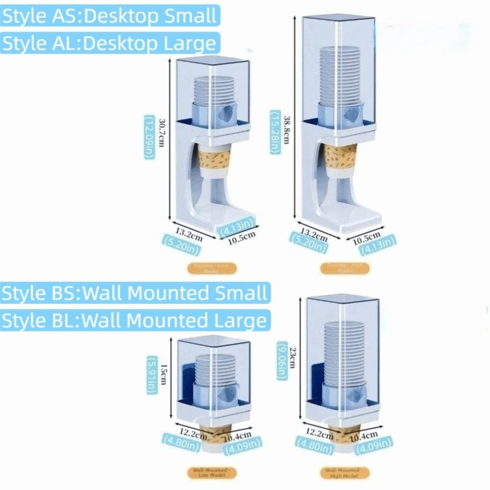 Wall-mounted Disposable Cup Storage Rack Paper Cup Dispenser  Water Cooler Area