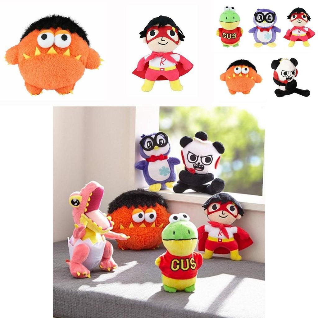 Adorável Ryans World Combo Panda 18cm Pelúcia Macia Brinquedo de Pelúcia Para Crianças Presentes