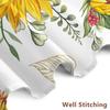 Vibrant Sunflower Shower Curtain, Waterproof Botanical Floral Fabric Bathroom Decor with Hooks