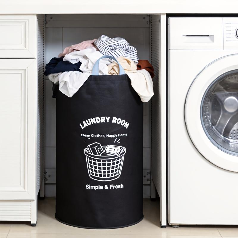 Large Capacity 600D Oxford Cloth Foldable Laundry Basket with Printed Pattern, Laundry Baskets