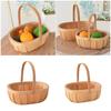 Cesto da picnic grande in vimini con manico Designs Accessorio per giardino Frutta Caramelle Vino e Raccolta Uova di Pasqua