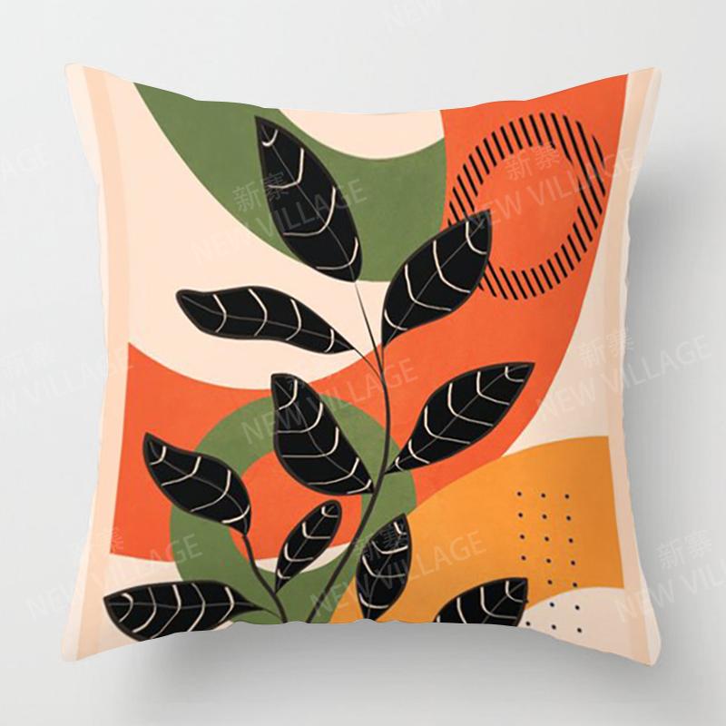 Nordic fall home decor autumn throw pillow cover sofa Cushion cover modern 45x45cm 45*45 50x50 60x60 35*35 morandi abstract boho